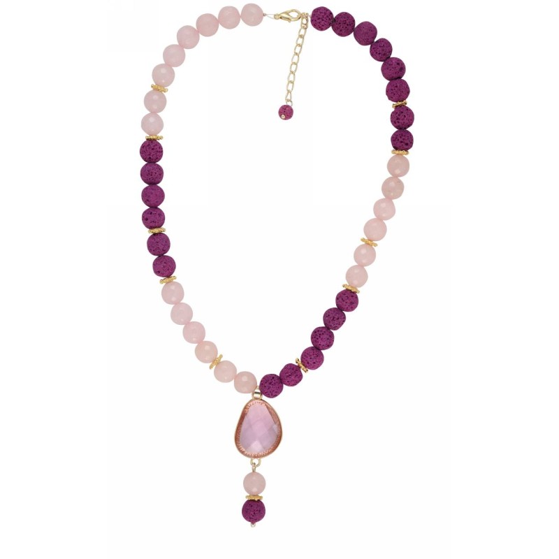 Kostibas 1025-803RF, Πέτρα, Κρύσταλλο, Φούξια