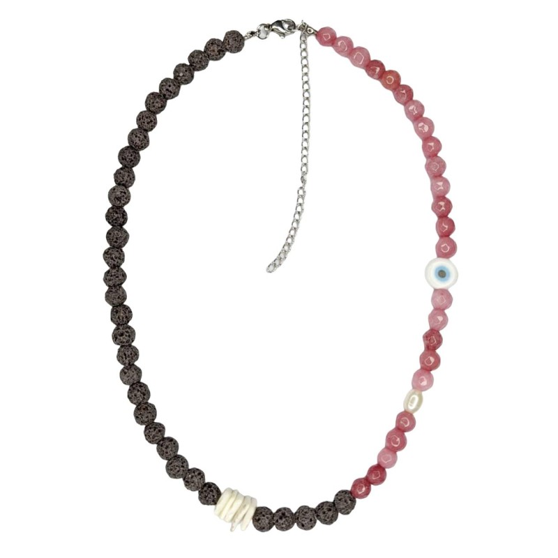 Kostibas 1014-908RK, Πέτρα, Γυαλί, Μάτι, Ροζ 