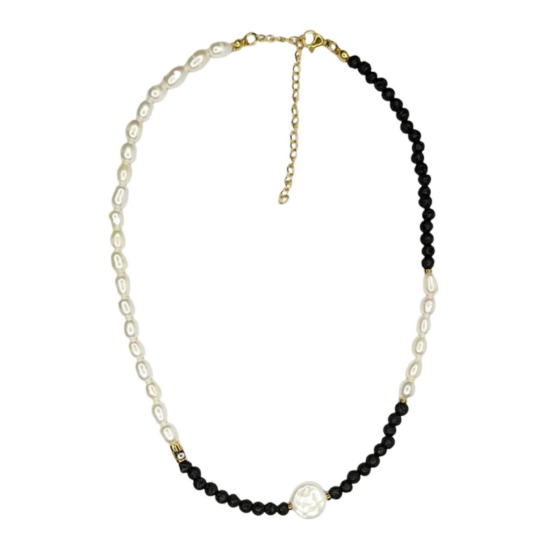 Kostibas 1014-904LA, Πέτρα, Μαργαριτάρι, Μαύρο 