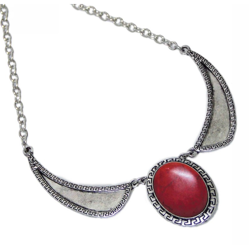 Kostibas 1014-403E, Μεταλλικό, Πέτρα, Ασημί 