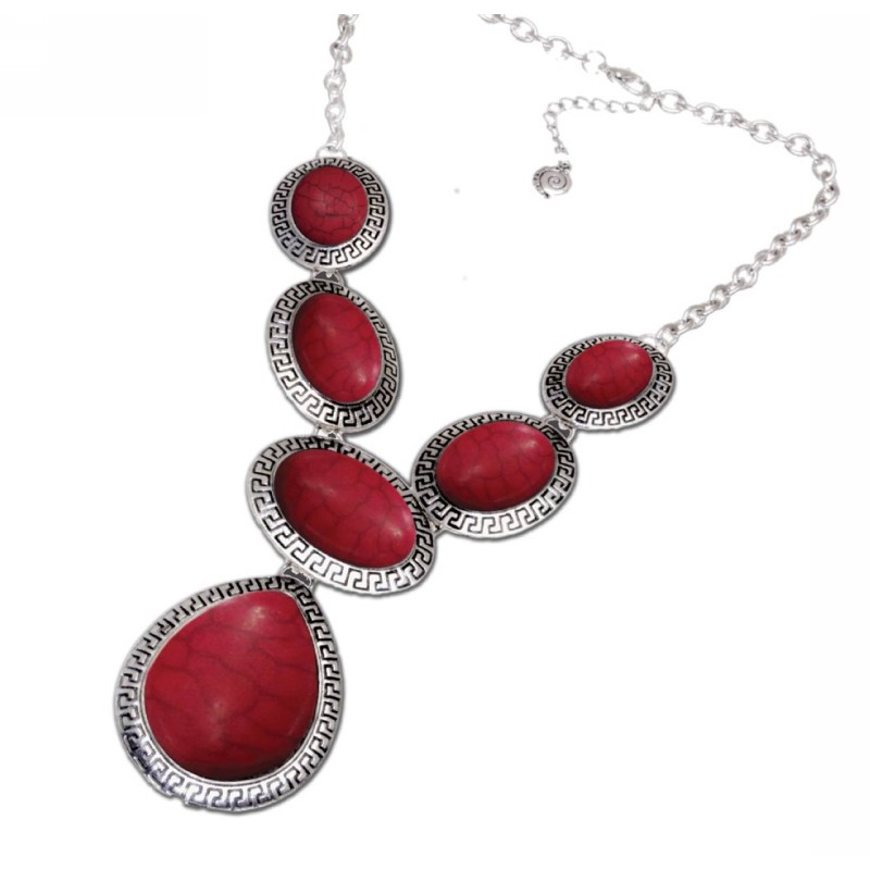 Kostibas 1014-131E, Μεταλλικό, Πέτρα, Κόκκινο