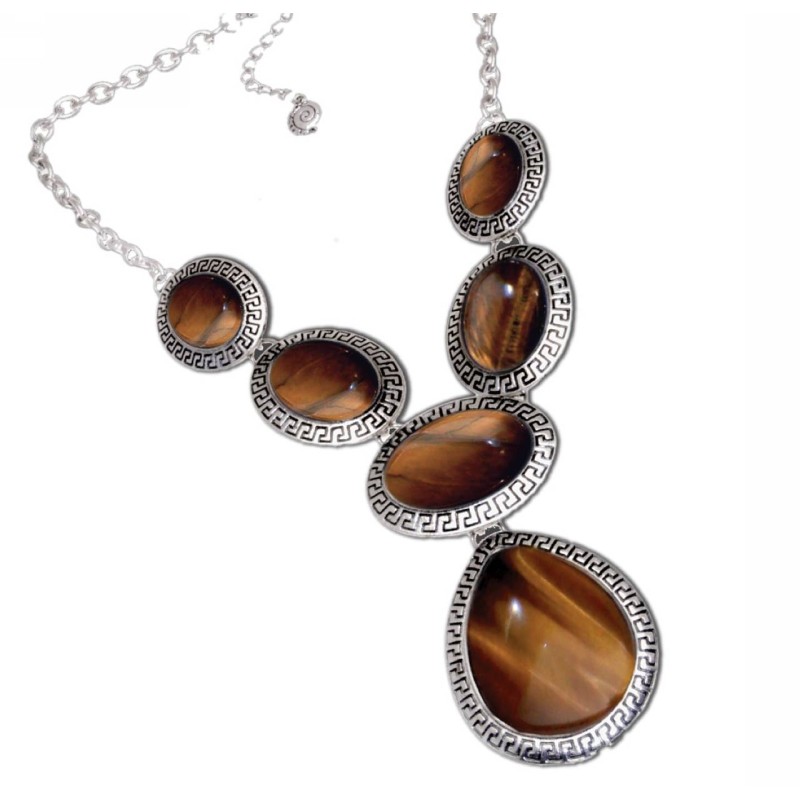 Kostibas 1014-131B, Μεταλλικό, Πέτρα, Καφέ