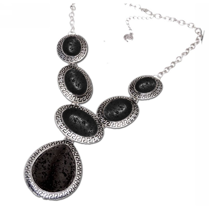 Kostibas 1014-131A, Μεταλλικό, Πέτρα, Μαύρο 