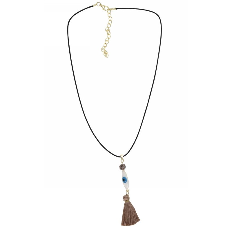 Kostibas 1015-815K, Με μοτίφ, Μάτι, Καφέ 