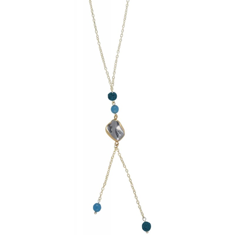 Kostibas 1015-813T, Με μοτίφ, Αλυσίδα, Τιρκουάζ 