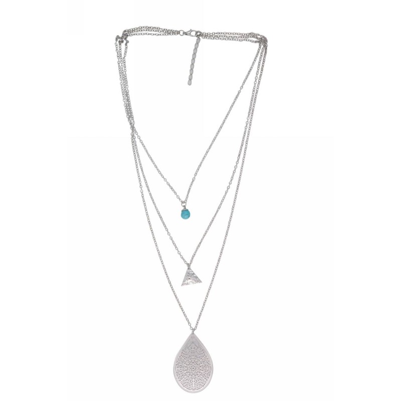 Kostibas 1012-812A, Με μοτίφ, Μεταλλικό, Ασημί