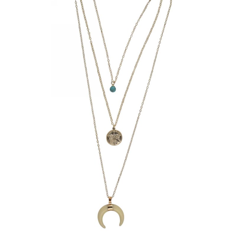 Kostibas 1012-809X, Με μοτίφ, Μεταλλικό, Χρυσό 