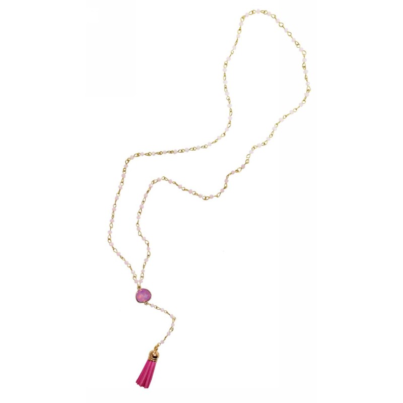 Kostibas 1135-551R, Ροζάριο, Αλυσίδα, Ροζ 