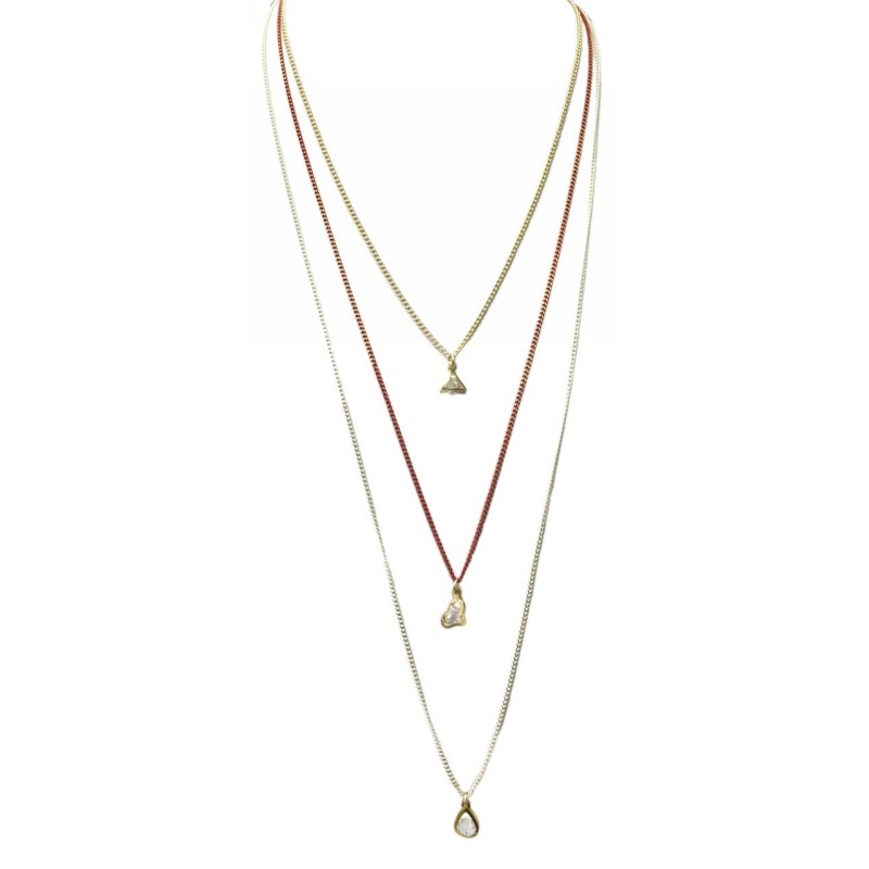 Kostibas 1135-622L, Με μοτίφ, Αλυσίδα, Λευκό 