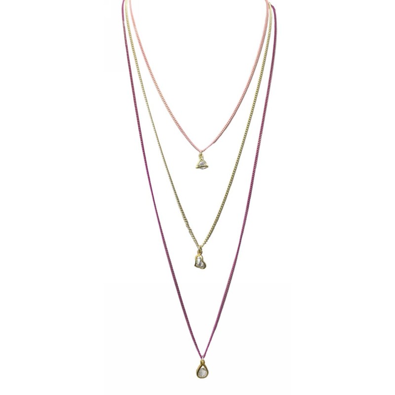 Kostibas 1135-622F, Με μοτίφ, Αλυσίδα, Φούξια