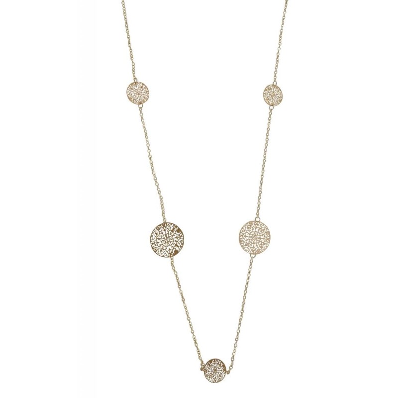 Kostibas 1135-611X, Με μοτίφ, Μεταλλικό, Χρυσό 