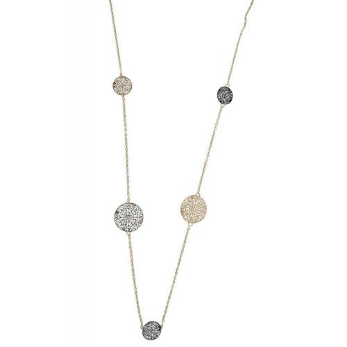 Kostibas 1135-611C, Με μοτίφ, Μεταλλικό, Δίχρωμο 