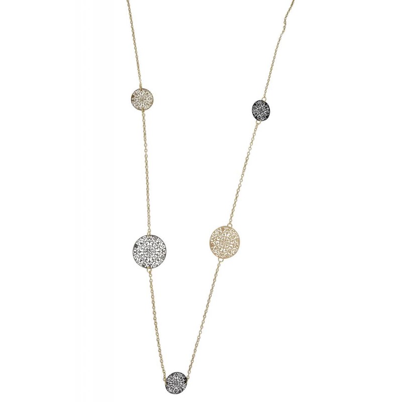 Kostibas 1135-611C, Με μοτίφ, Μεταλλικό, Δίχρωμο 