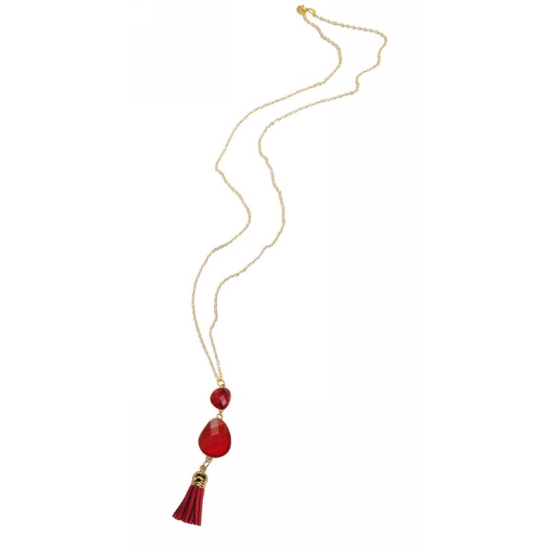 Kostibas 1135-552U, Με μοτίφ, Αλυσίδα, Κόκκινο 