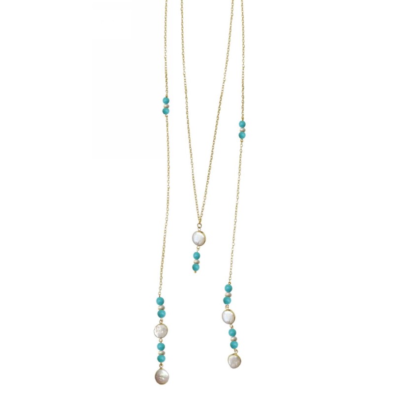 Kostibas 1114-755XD, Με μοτίφ, Πέτρα, Τιρκουάζ 