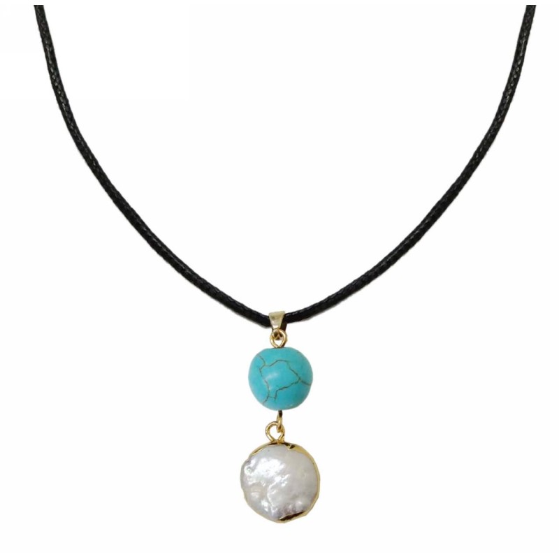 Kostibas 1114-749XD, Με μοτίφ, Πέτρα, Τιρκουάζ 