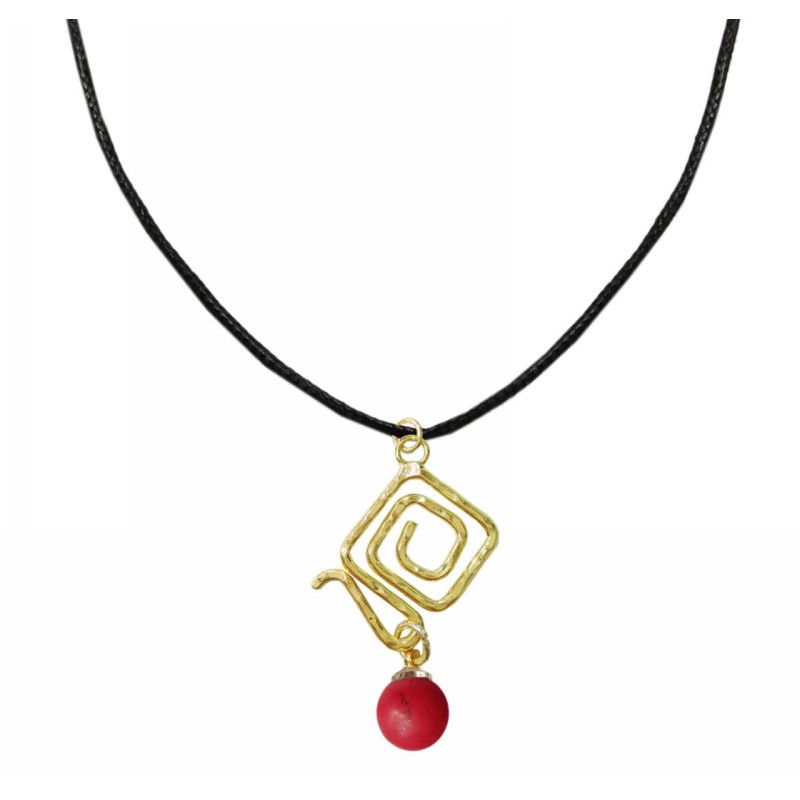 Kostibas 1114-762XE, Με πέτρα, Μεταλλικό, Κόκκινο 