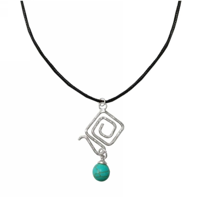 Kostibas 1114-762AD, Με πέτρα, Μεταλλικό, Τιρκουάζ