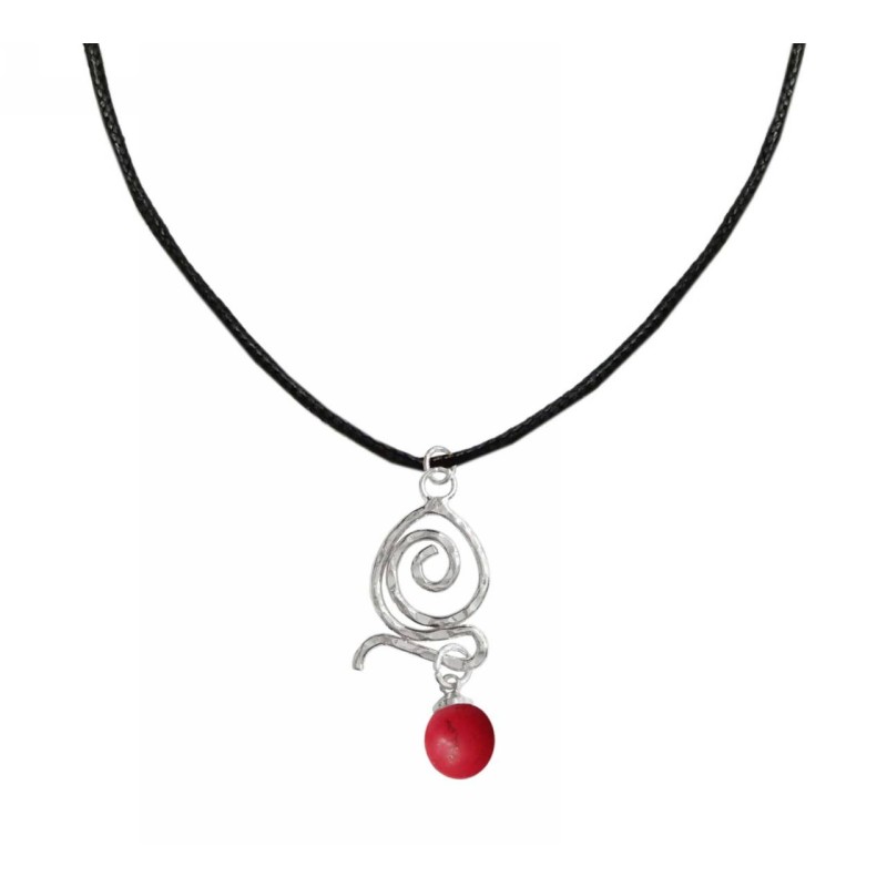 Kostibas 1114-761AE, Με πέτρα, Μεταλλικό, Κόκκινο 