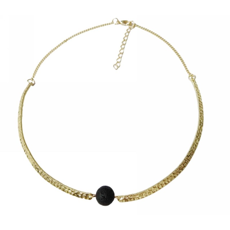 Kostibas 1114-734XA, Με πέτρα, Μεταλλικό, Μαύρο 