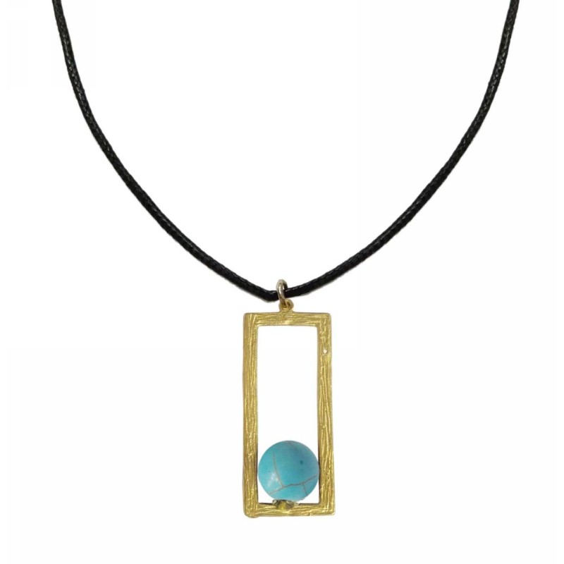 Kostibas 1114-733XD, Με πέτρα, Μεταλλικό, Τιρκουάζ 