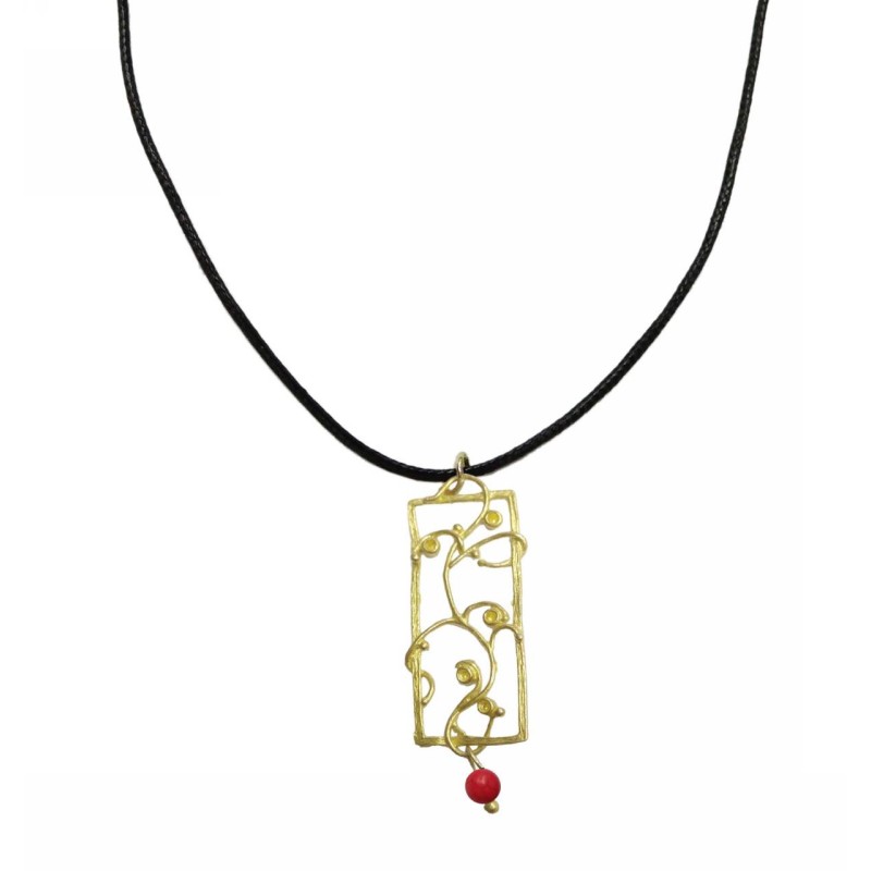 Kostibas 1114-726XE, Με πέτρα, Μεταλλικό, Κόκκινο 