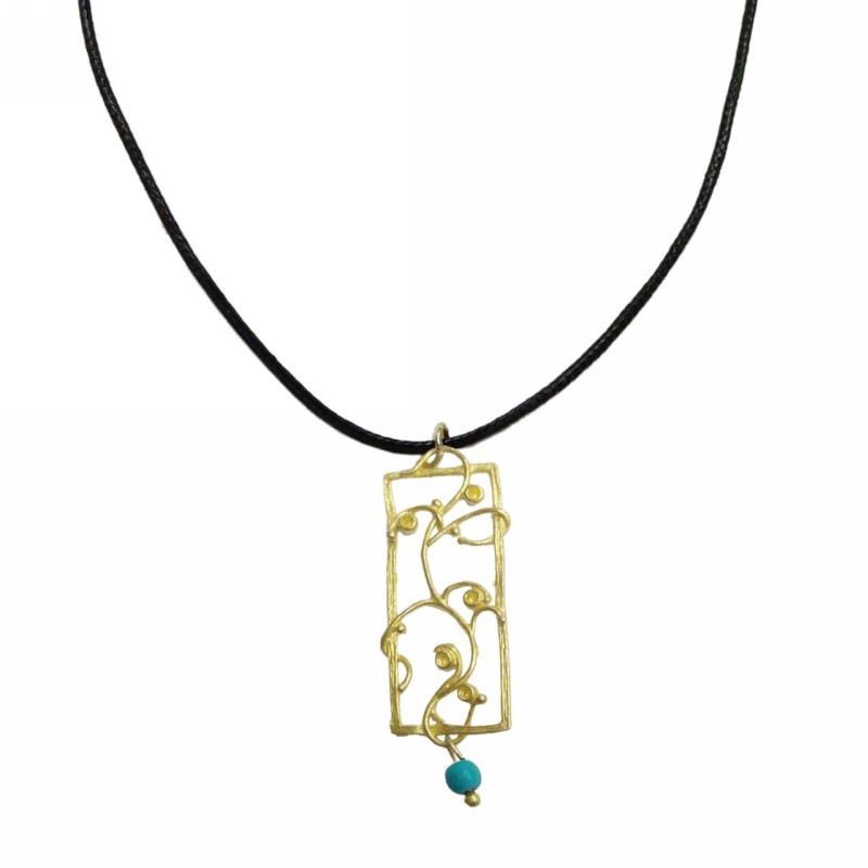 Kostibas 1114-726XD, Με πέτρα, Μεταλλικό, Τιρκουάζ