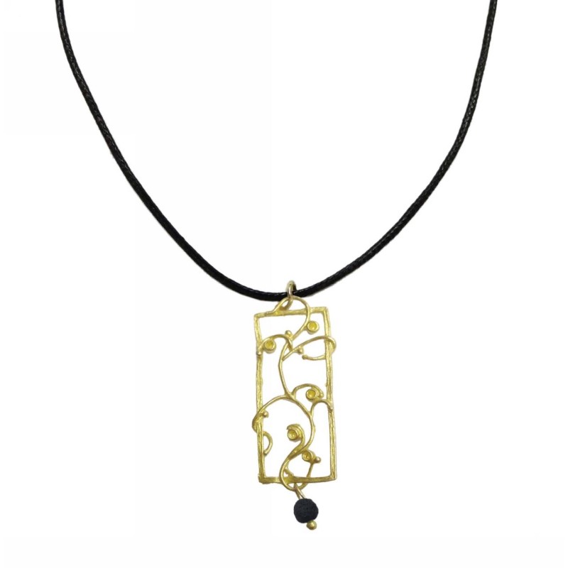 Kostibas 1114-726XA, Με πέτρα, Μεταλλικό, Μαύρο 