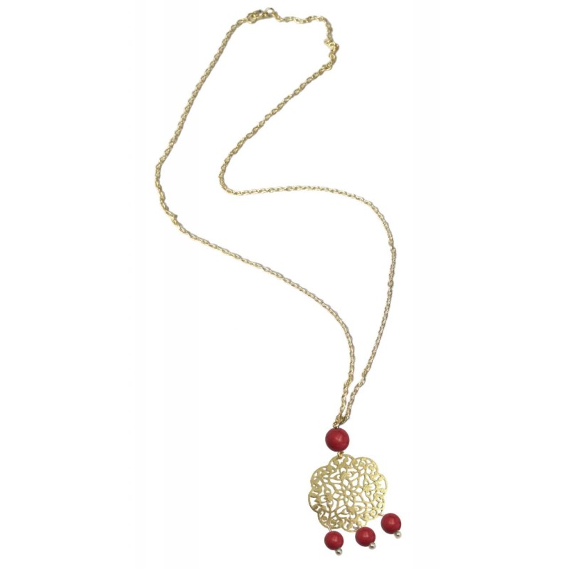 Kostibas 1114-722XE, Με πέτρα, Μεταλλικό, Κόκκινο 