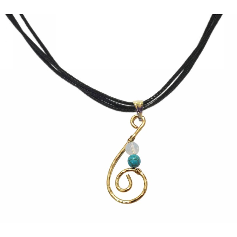 Kostibas 1114-703XD, Με πέτρα, Μεταλλικό, Τιρκουάζ 