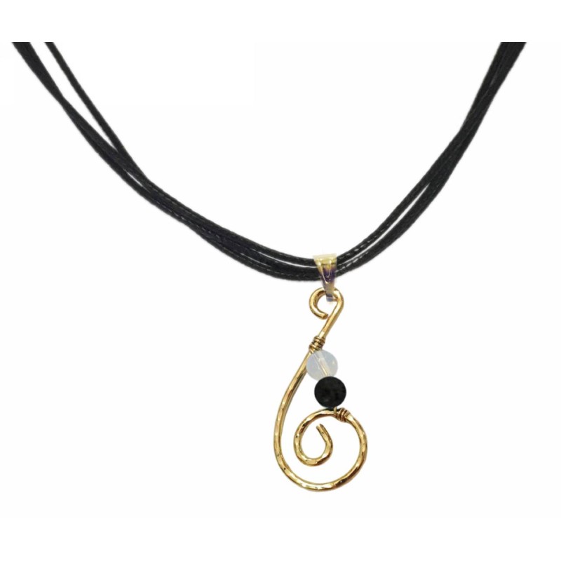 Kostibas 1114-703XA, Με πέτρα, Μεταλλικό, Μαύρο 