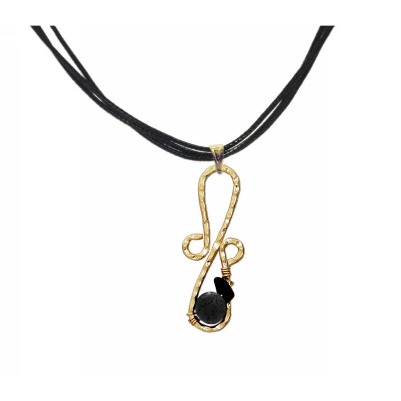 Kostibas 1114-701XA, Με πέτρα, Μεταλλικό, Μαύρο 