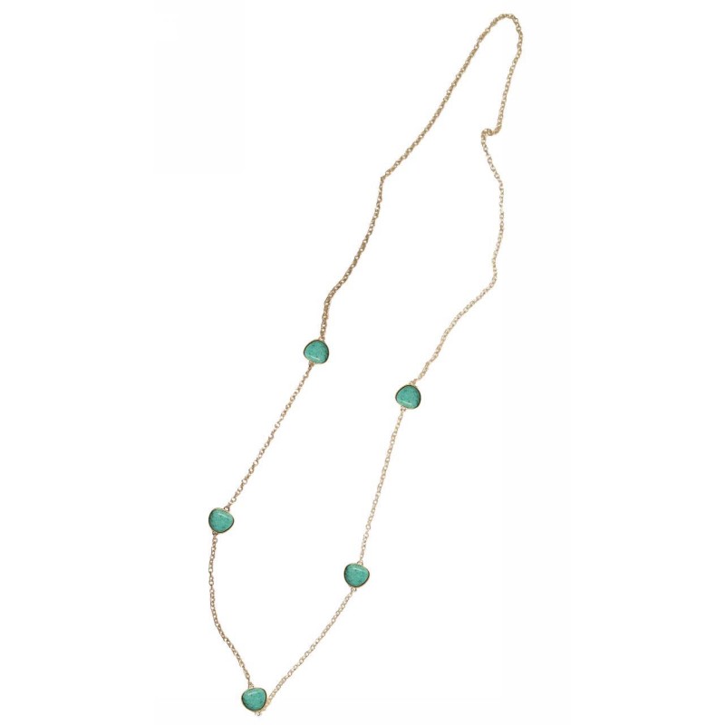 Kostibas 1114-556D, Με πέτρα, Μεταλλικό, Τιρκουάζ 