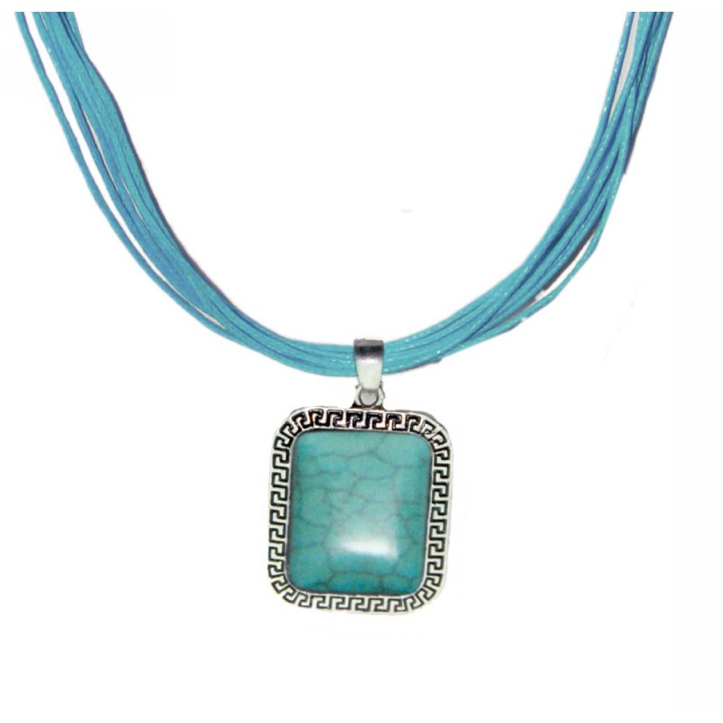 Kostibas 1114-122D, Με πέτρα, Μεταλλικό, Τιρκουάζ