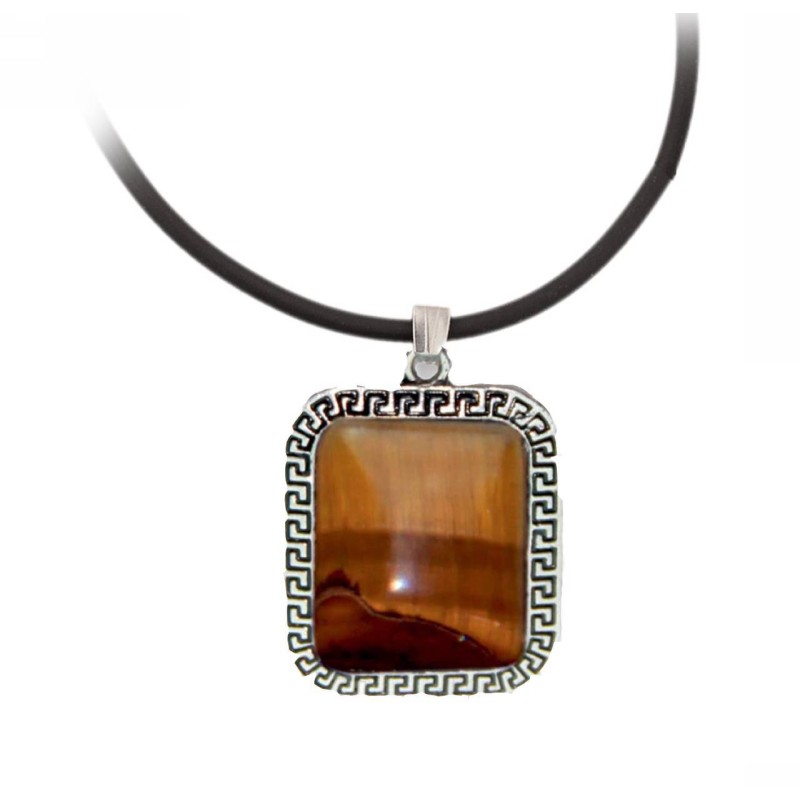 Kostibas 1114-122B, Με πέτρα, Μεταλλικό, Καφέ 