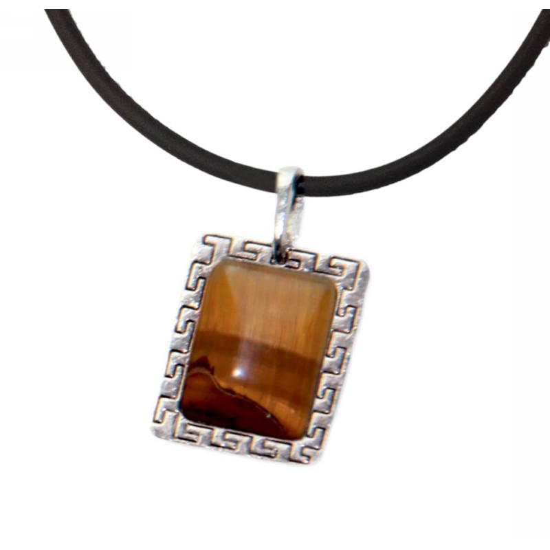 Kostibas 1114-109B, Με πέτρα, Μεταλλικό, Καφέ