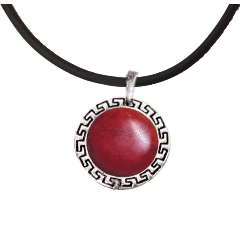 Kostibas 1114-108E, Με πέτρα, Μεταλλικό, Κόκκινο 