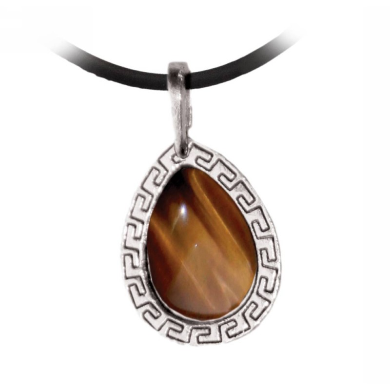 Kostibas 1114-107B, Με πέτρα, Μεταλλικό, Καφέ