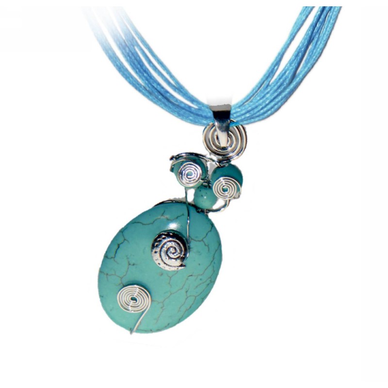 Kostibas 1114-008DT, Με πέτρα, Σχοινί, Τιρκουάζ