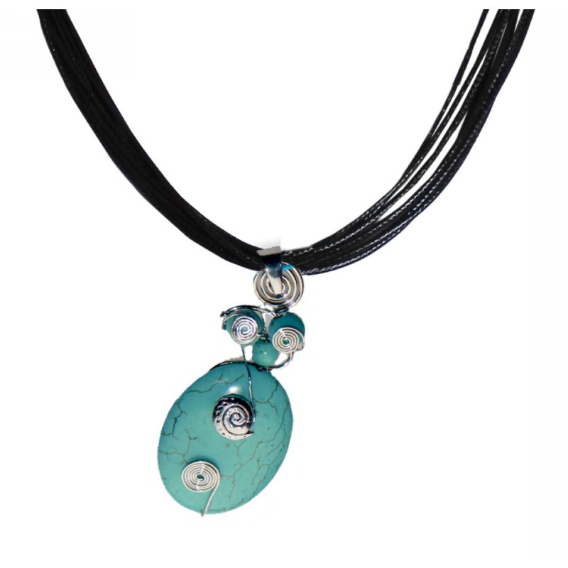 Kostibas 1114-008DM, Με πέτρα, Σχοινί, Τιρκουάζ