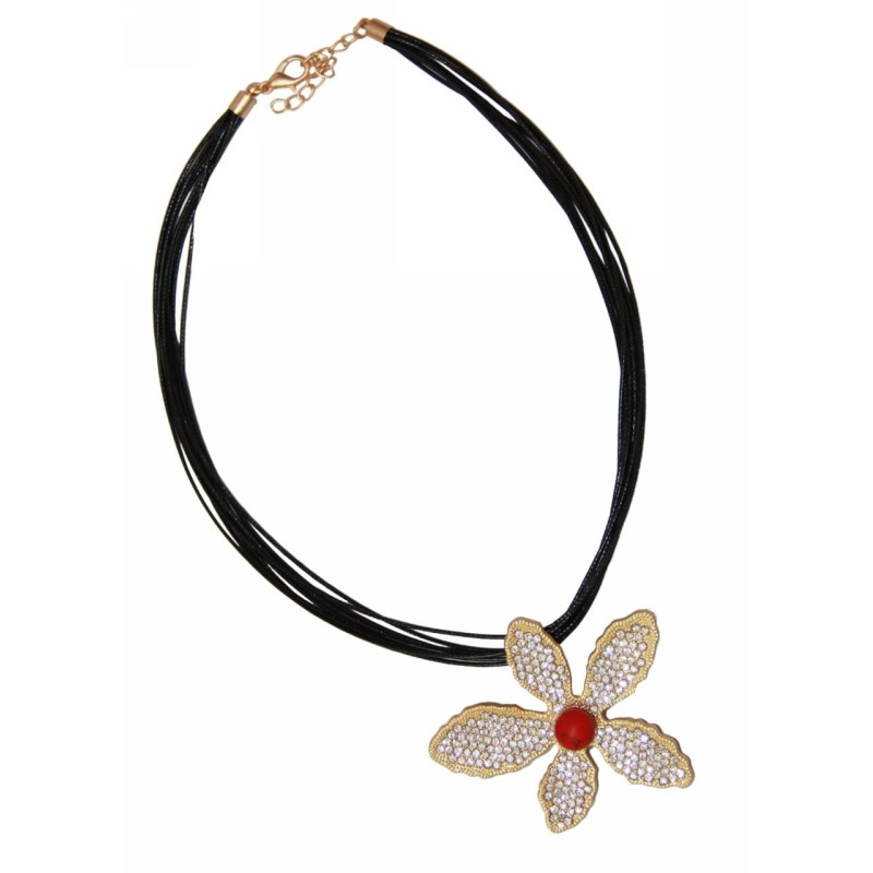 Kostibas 1112-508XE, Με πέτρα, Μεταλλικό, Κόκκινο 