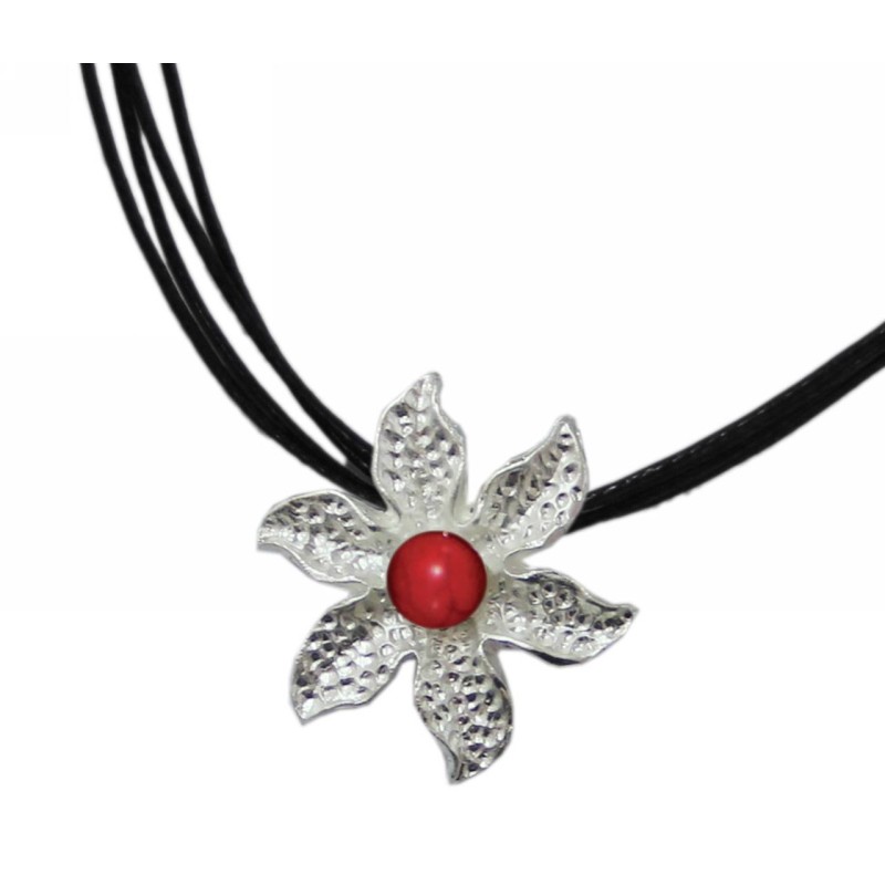 Kostibas 1112-505AE, Με πέτρα, Μεταλλικό, Κόκκινο 