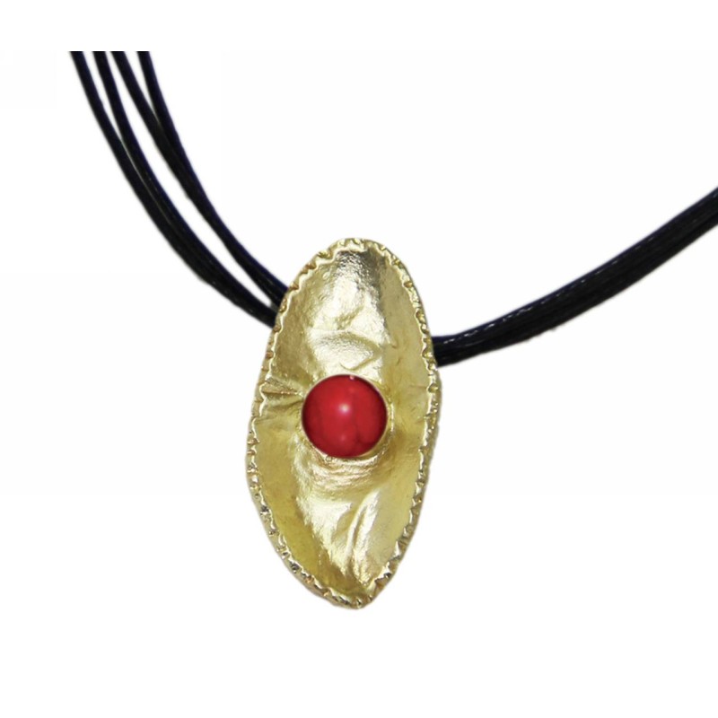 Kostibas 1112-504XE, Με πέτρα, Μεταλλικό, Κόκκινο 