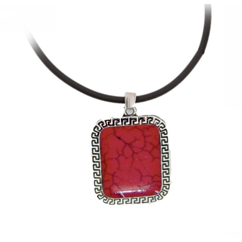 Kostibas 1114-104E, Με πέτρα, Κόκκινο 