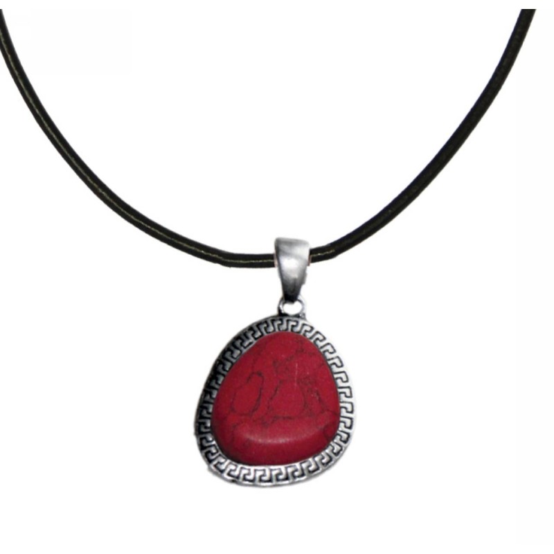 Kostibas 1114-103E, Με πέτρα, Σχοινί, Κόκκινο 