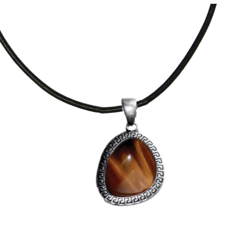 Kostibas 1114-103B, Με πέτρα, Σχοινί, Καφέ 