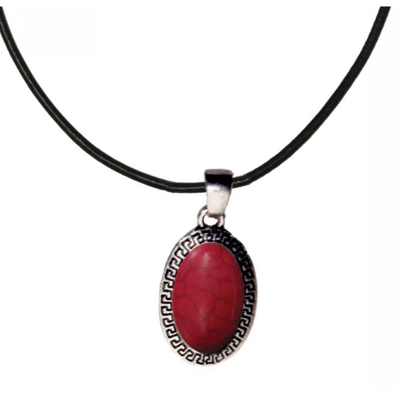 Kostibas 1114-100E, Με πέτρα, Σχοινί, Κόκκινο 