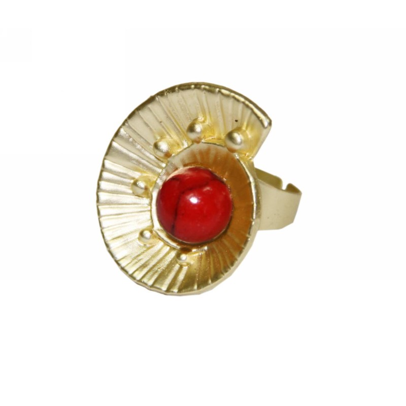 Kostibas 2514-507XE, Με πέτρα, Μεταλλικό, Κόκκινο 