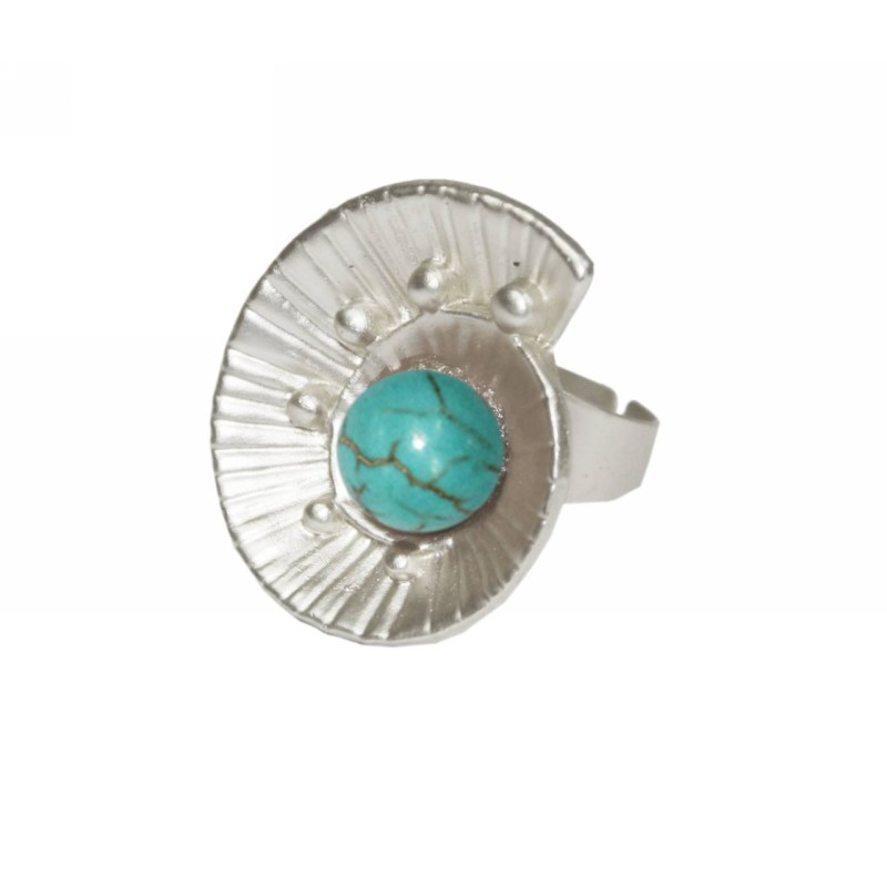 Kostibas 2514-507AD, Με πέτρα, Μεταλλικό, Τιρκουάζ