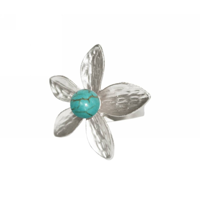 Kostibas 2514-506AD, Με πέτρα, Μεταλλικό, Τιρκουάζ